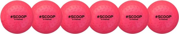 Scoop Xtreme Hockeybal - Roze - Set van 6 Hockeyballen - Afbeelding 2