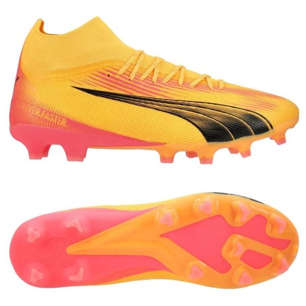 PUMA Ultra Pro FG/AG - Voetbalschoenen - Sun Stream / Puma Black / Sunset Glow